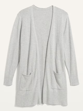 Long-Line Plus-Size Open-Front Sweater | Old Navy (US)