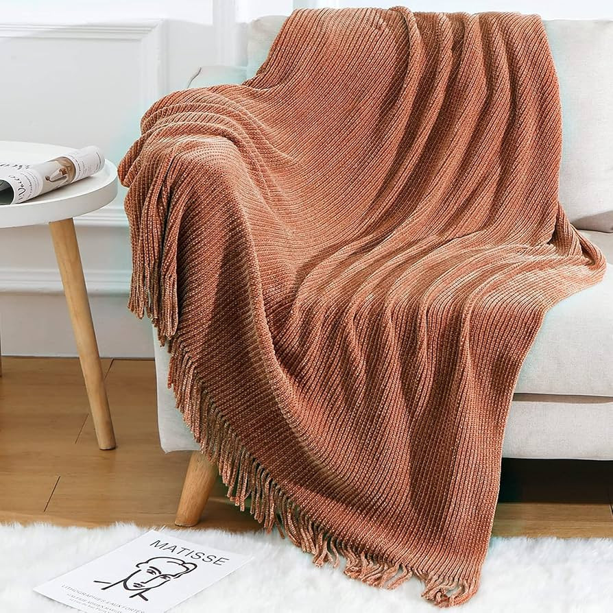 Blagic Knitted Throw Blanket for Couch Soft Farmhouse Boho Throw Blanket with Tassels Home Decora... | Amazon (US)