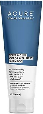 ACURE Wave & Curl Color Wellness Shampoo | 100% Vegan | Performance Driven Hair Care | Blue Tans... | Amazon (US)
