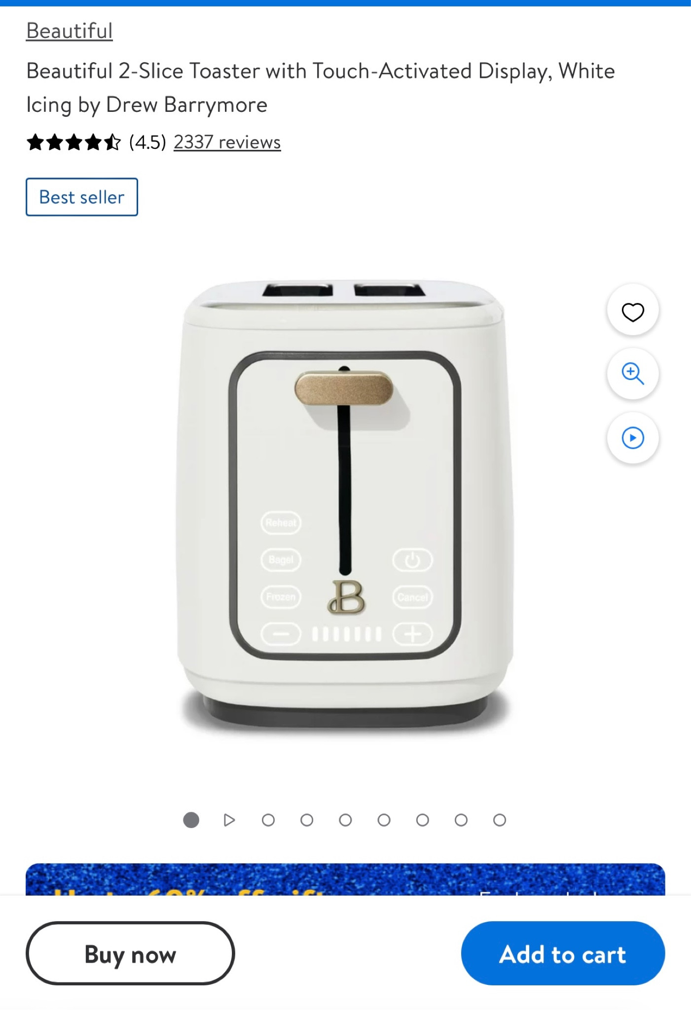 Love this toaster and looks great sitting out on your counter too!!!!

#LTKfindsunder50 #LTKGiftGuide #LTKhome