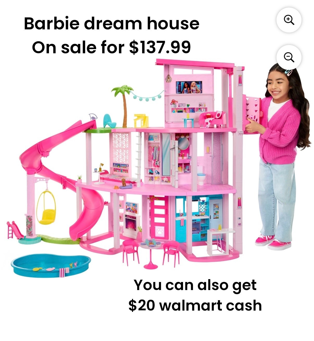 Barbie dream house sale for $137.99 you also get $20 Walmart cash for your next purchase.

#LTKHoliday #LTKCyberWeek #LTKKids