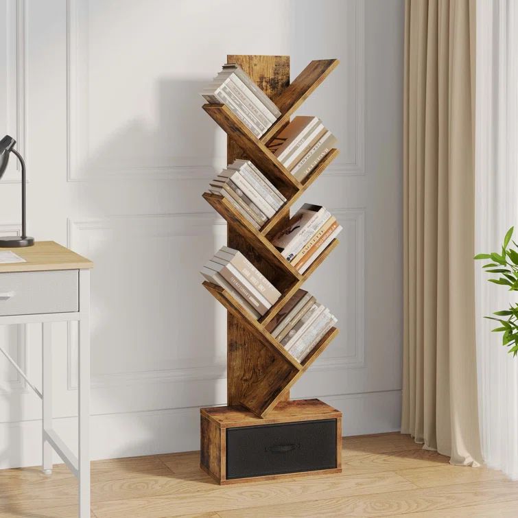 Todi Geometric Storage Bookcase | Wayfair North America