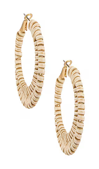 Port Hoop Earring in Gold | Revolve Clothing (Global)
