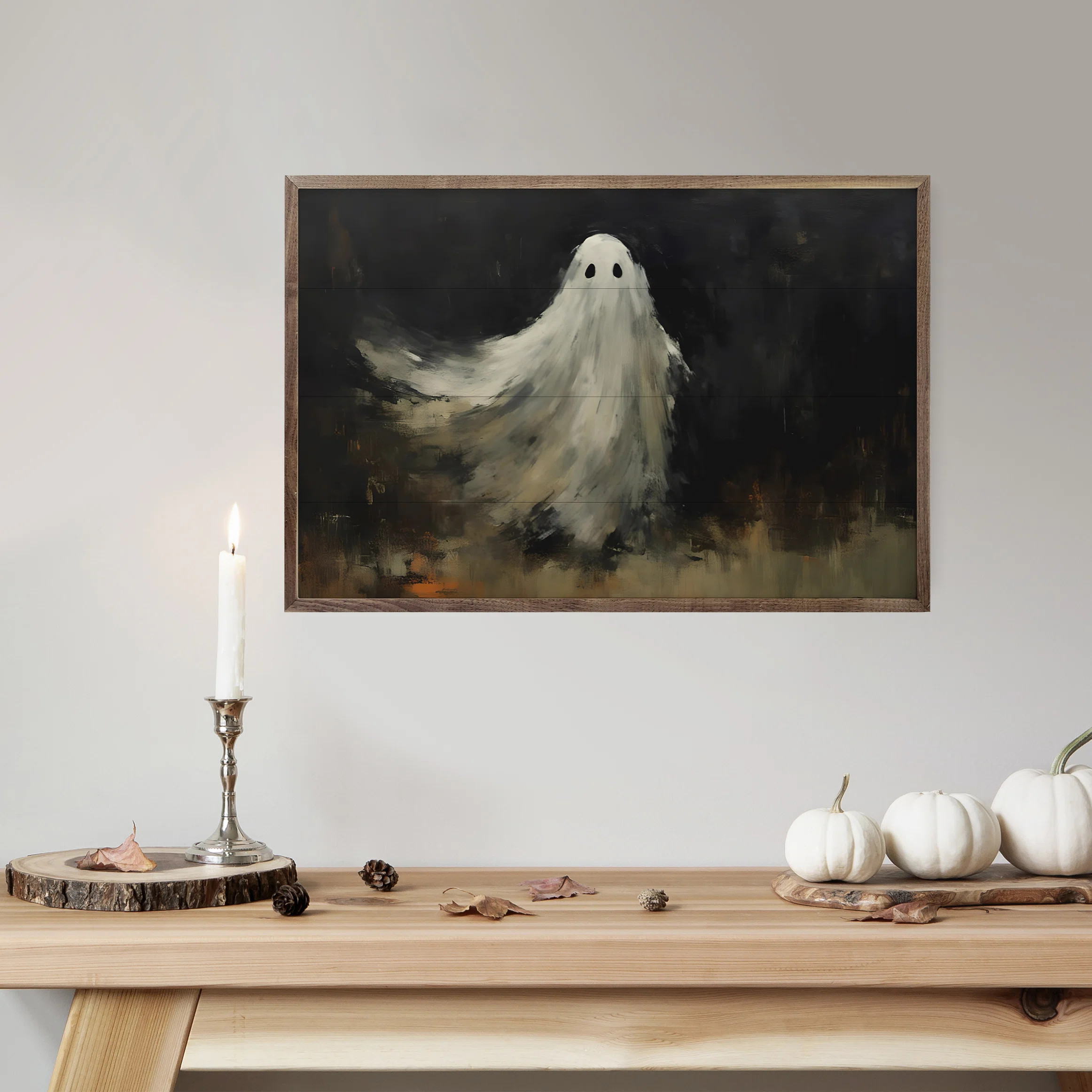 Ghost Portrait " on Wood | Wayfair North America