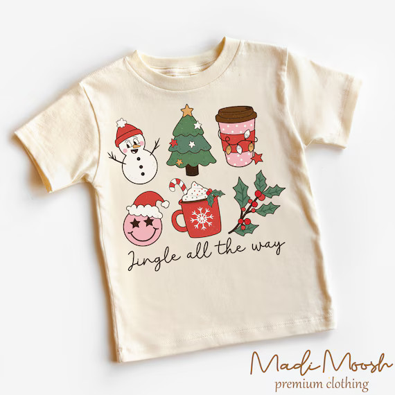 Jingle All the Way Christmas Toddler Shirt  Christmas - Etsy | Etsy (US)