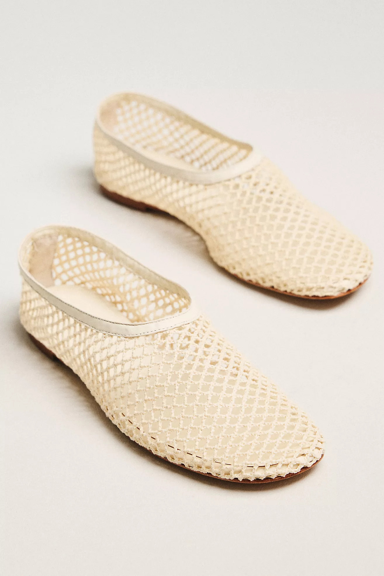 Reformation Britt Netted Ballet Flats | Anthropologie (US)