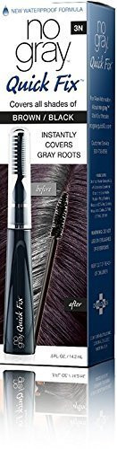 No Gray Quick Fix, Dark Brown, Instantly Hide Gray Roots, Easy to Use 3 Comb Applicator, Compact ... | Amazon (US)
