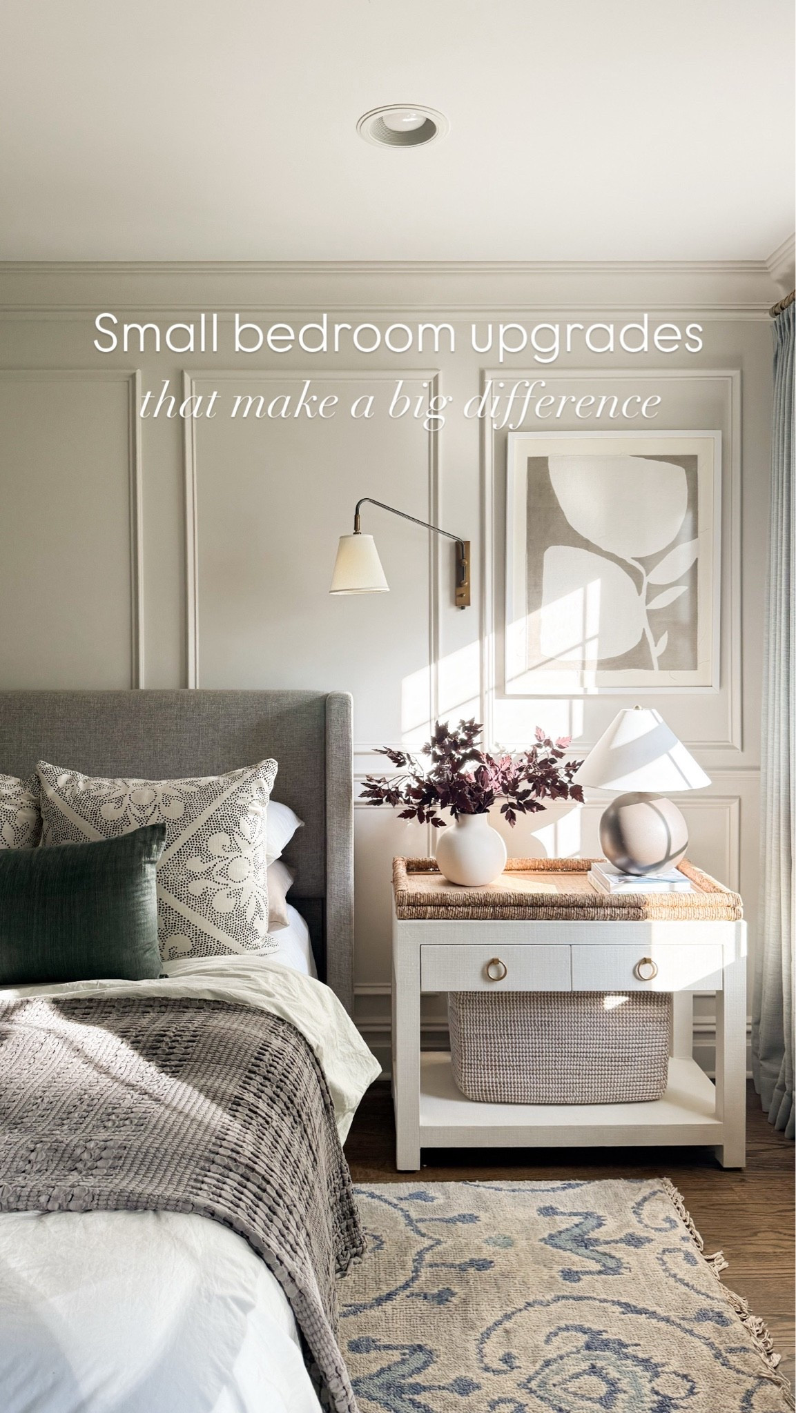 Small upgrades to your bedroom that you can make this week so you’re ready for fall! Cozy layered bedding, seasonal greenery, extra lighting, throw pillows (as of course furniture… )

Bedroom, bedroom inspo, bedroom decor, bedroom furniture, bedroom accessories, bedroom styling, upholstered bed, girlonthehudson, neutral home, modern coastal,cozy home, GIRLONTHEHUDSON, Serena & Lily, Quince, bedding, bedroom basics

#LTKSaleAlert #LTKHome #LTKSeasonal