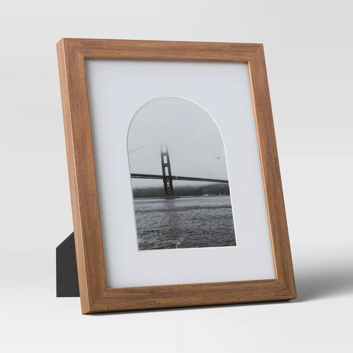 8" x 10" Matted to 5" x 7" Single Image Table Frame with Arch Brown - Threshold™: Polystyrene M... | Target