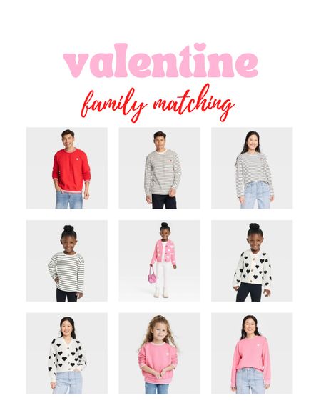 Target Family Matching for Valentines! #mommyandme #twinning #familymatching #targetfinds #valentinesclothing

#LTKfamily #LTKSeasonal #LTKkids
