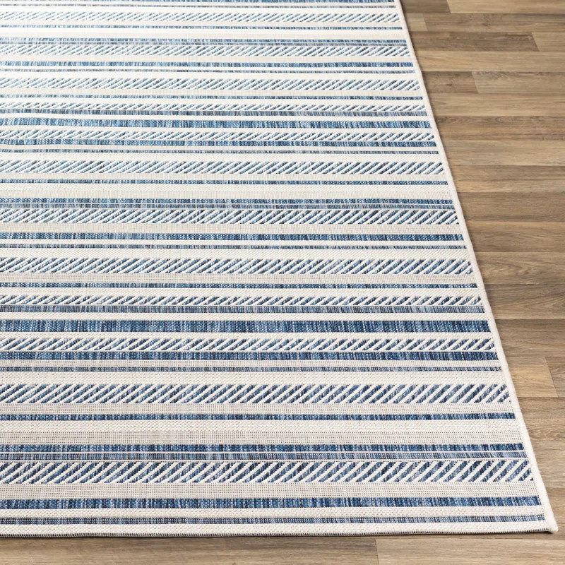 Bellino Striped Power Loomed Indoor/Outdoor Area Rug | Wayfair North America