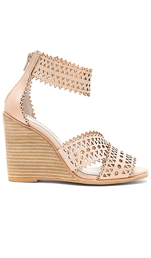 Jeffrey Campbell Besante Wedge in Natural | Revolve Clothing (Global)