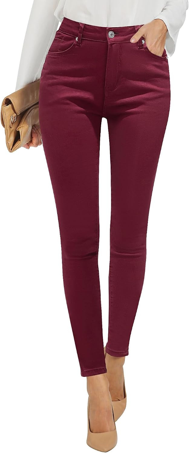 GRAPENT Skinny Jeans for Women High Waist Stretchy Classic High Rise Slimming Jeggings Denim Trousers Pants | Amazon (US)