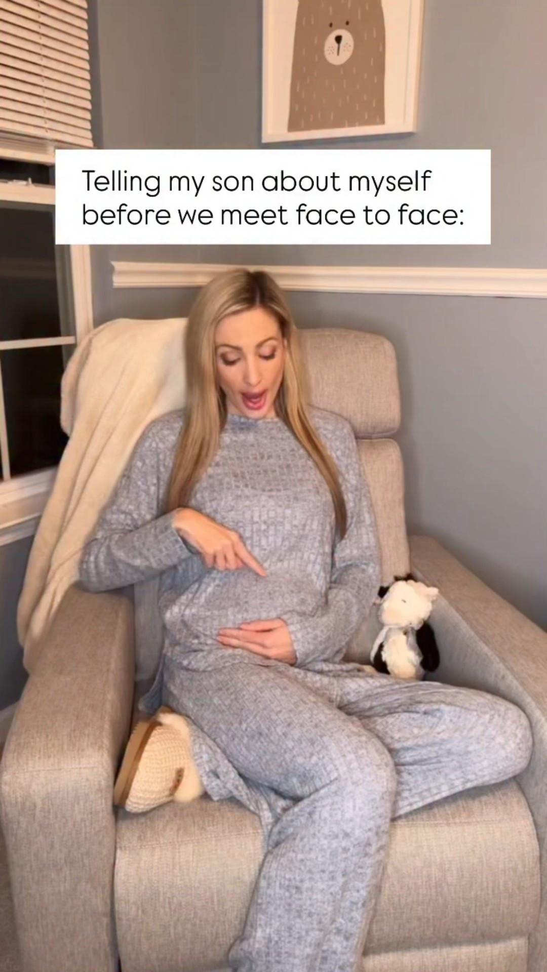 Sized up to a medium for added bump room & length. Fit is true to size. This would be great to wear in the hospital too!


Matching lounge set
Cozy casual
Pregnancy
Bump friendly 
Hospital pajamas
Slipper
Maternity friendly 

#LTKstorytime #LTKvlog #LTKFindsUnder50

#LTKmomlife #LTKTall #LTKBump