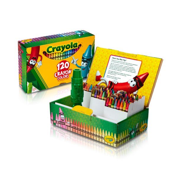 Crayola Giant Box of Crayons, 120 Count | Walmart (US)