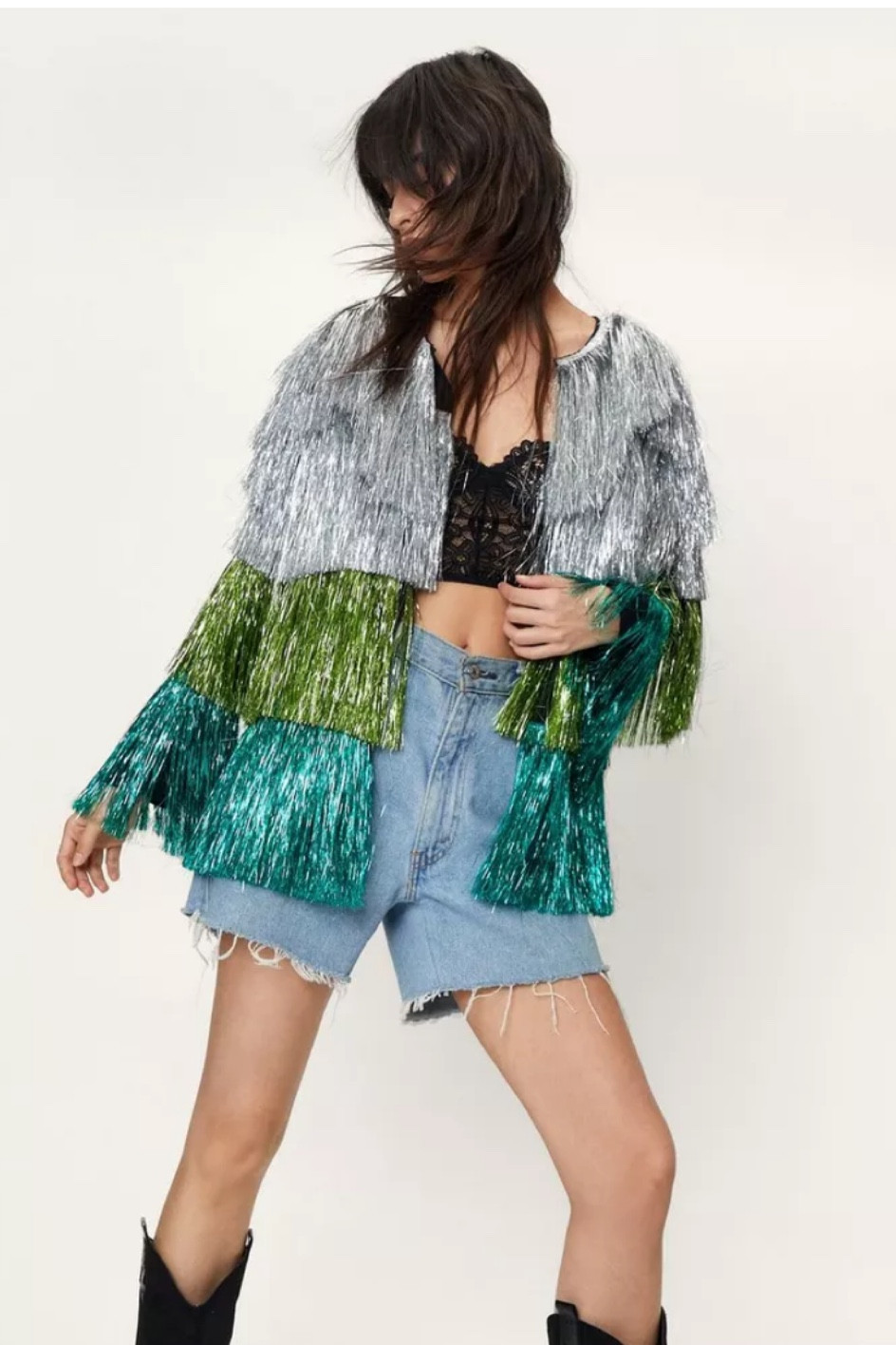 Metallic fringe jacket- Taylor Swift outfit, Eras tour outfit

#LTKSeasonal #LTKFind #LTKstyletip