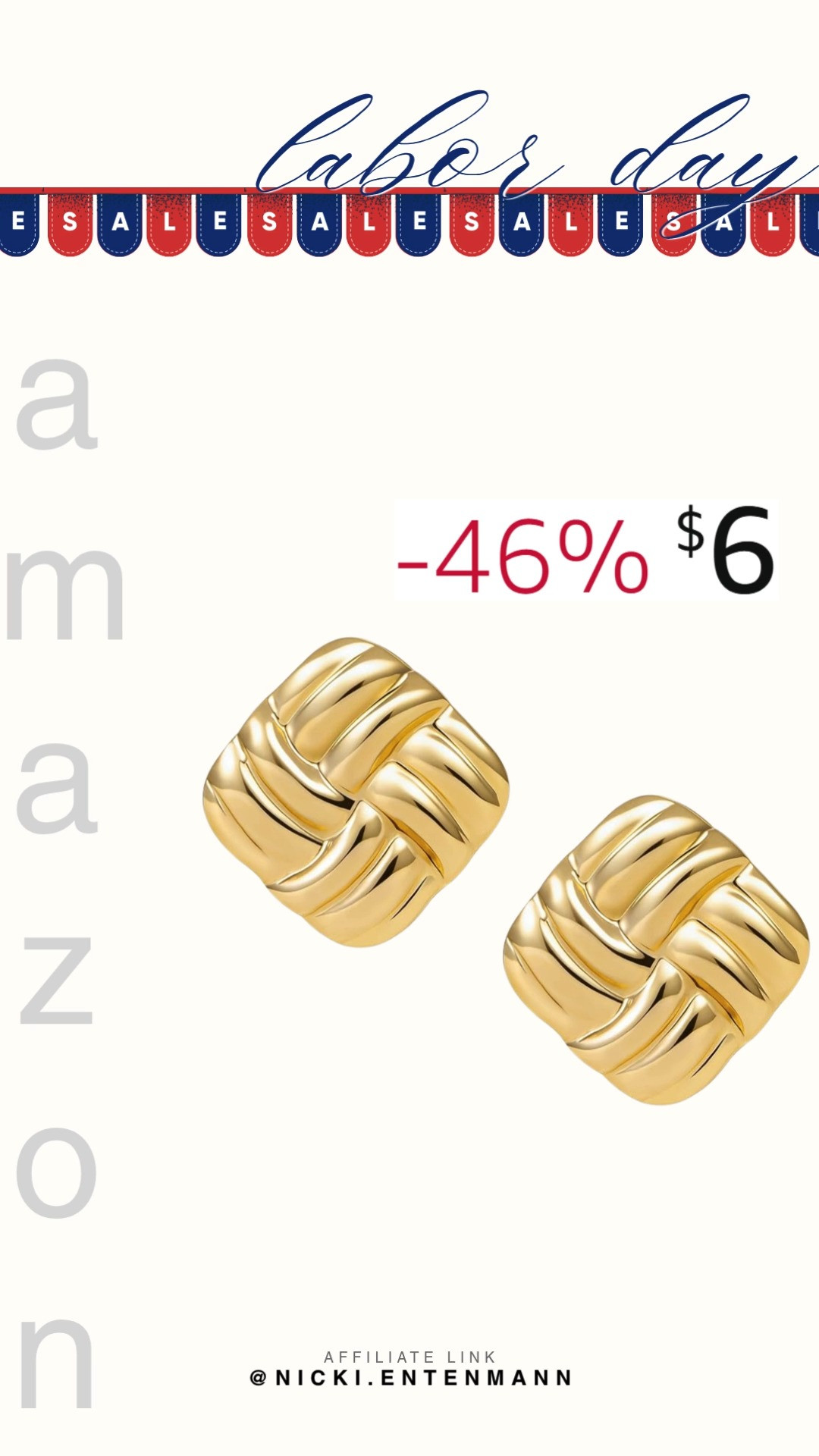 Add bold charm with Chunky Gold Square Stud Earrings crafted for modern style and everyday confidence. Perfect for elevating any outfit, they blend elegance, versatility, and timeless appeal effortlessly. #goldearrings #squarestuds #chunkyjewelry #fashionfinds #styleessentials #ootdfashion #accessorylove #amazonfinds #shoppingdeal #modernliving ✨💛👩‍🦱 

 #LTKootd #LTKSaleAlert #LTKBeauty