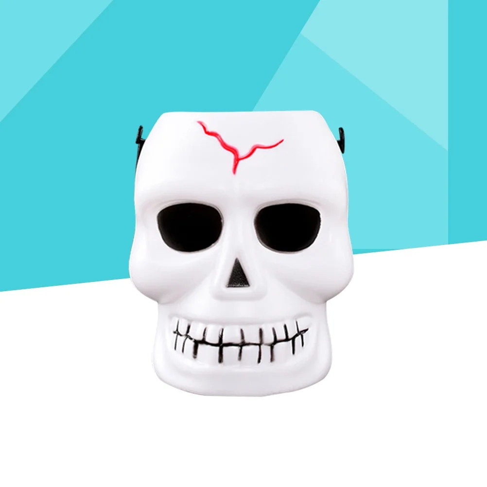FRCOLOR Skull Bucket or Treat Bag Props White | Walmart (US)