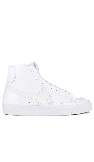 Blazer Mid '77 Vintage Sneaker in White & White | Revolve Clothing (Global)