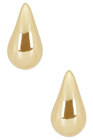 Gianna Large Teardrop Earrings in Gold | Revolve Clothing (Global)