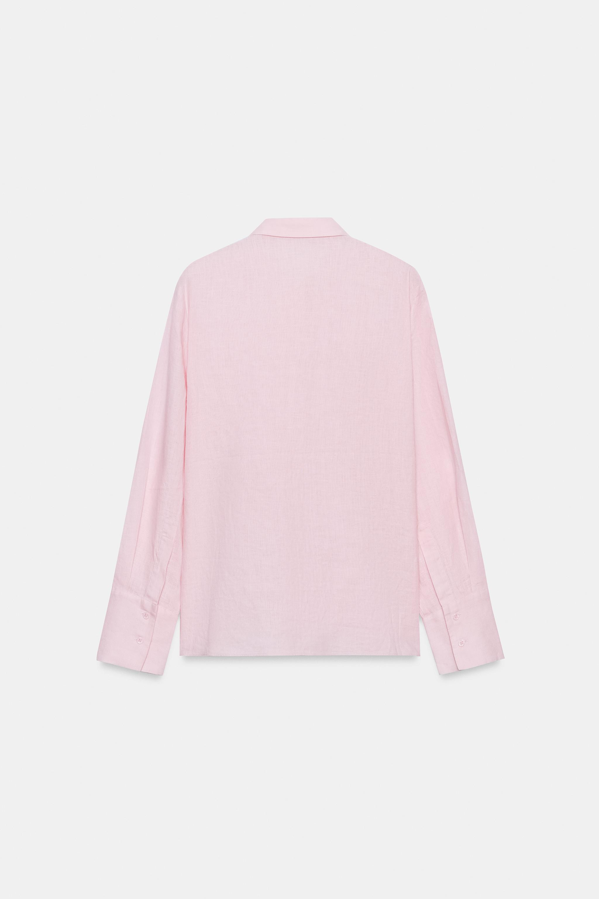 ZW COLLECTION 100% LINEN SHIRT | Zara UK