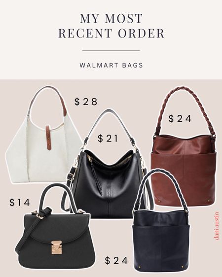 Walmart bags 🤎🤎

#LTKworkwear #LTKfindsunder50 #LTKitbag