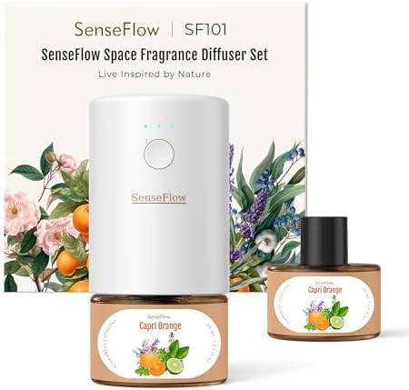 Plug-in Air Freshener for Home, Waterless Essential Oil Diffuser for Bedroom and Bathroom, Non-To... | Amazon (US)