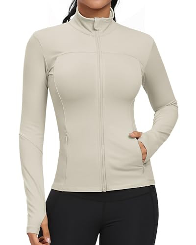 GYM RAINBOW Workout Jackets for Women Athletic Jacket Spring Running Yoga Jackets | Amazon (US)