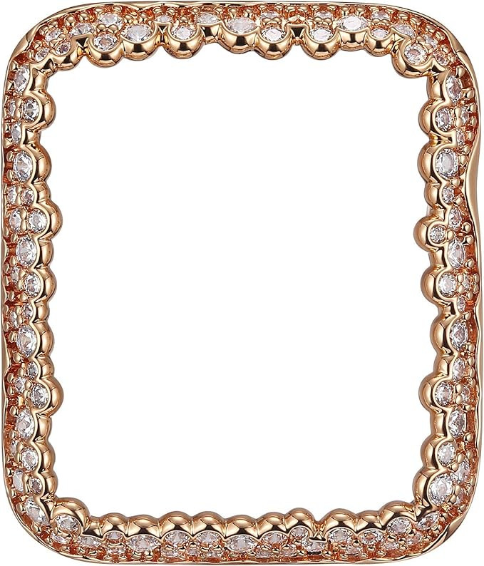 SKYB Champagne Bubbles Rose Gold Protective Jewelry Case for Apple Watch Series 1, 2, 3, 4, 5 Dev... | Amazon (US)