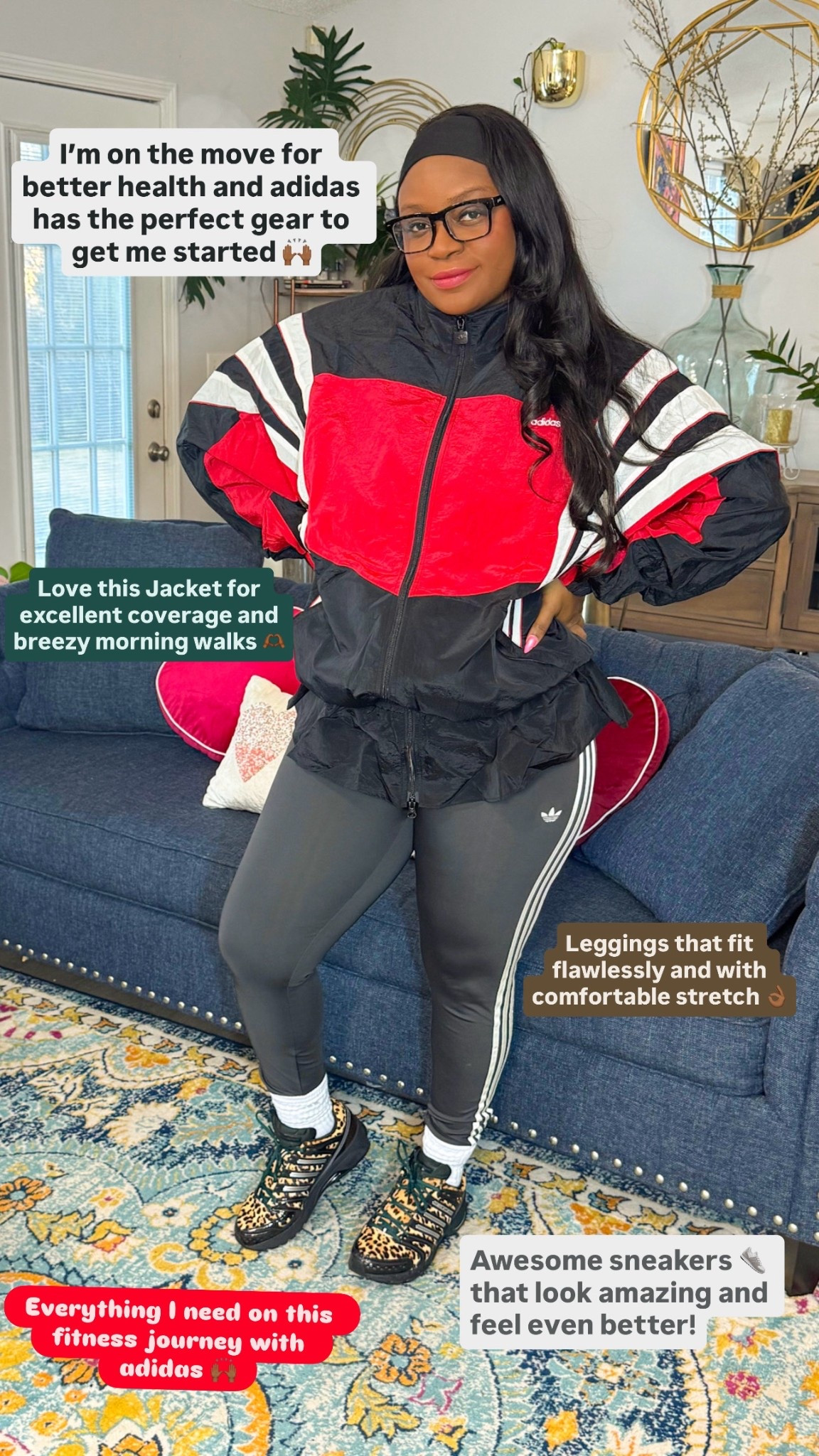 I’m on the move this year to be healthier on every level and I’m getting started with looking good and feeling comfy in my gear from @adidas 

#createdwithadidas #adidaspartner 

#LTKfitnessgoals #LTKdayinmylife #LTKActive