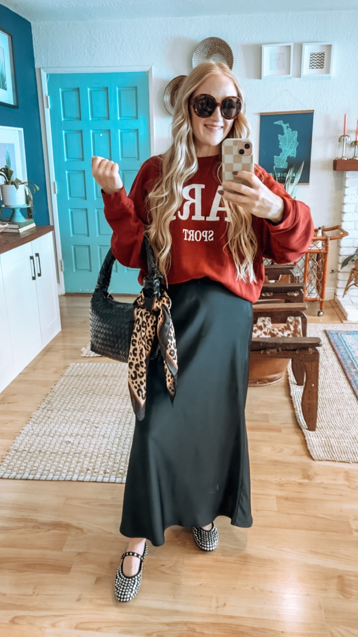 Target Style Roundup with some items 30% for Circle Members 🎯

Love a slip skirt moment rn! This look is a perfect elevated casual vibe with the Paris sweatshirt paired with a girly skirt and studded Mary Jane’s! This bag is a new fav too and love adding a little scarf for interest. 

Wearing L in top and M in skirt at 150 lbs and 5’7.”

Target circle week, circle week, target sale, fall style inspo, slip skirt, slip skirt look, Paris sweatshirt, oversized sweatshirt, sweatshirt look, trousers look, trousers, trousers outfit, slip skirt outfit, elevated casual, target style, target finds, fall style inspo, fall fashion finds, track pants, leopard shirt 

#LTKStyleTip #LTKSaleAlert #LTKFindsUnder50