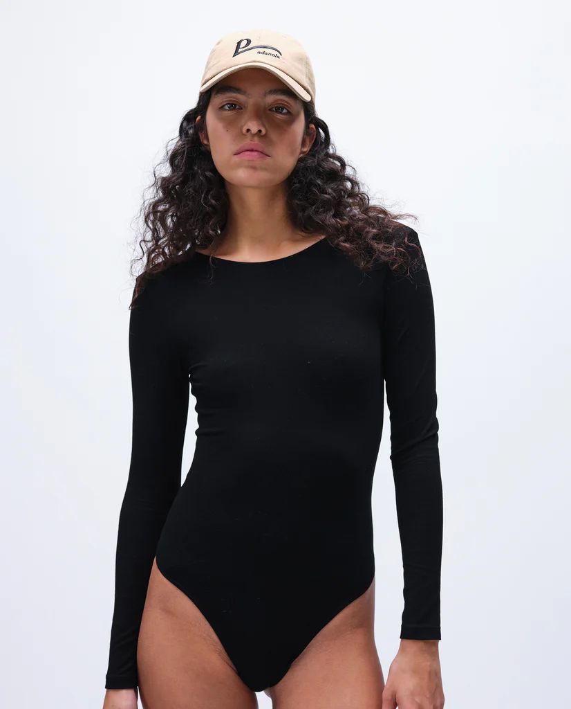 Low Back Bodysuit - Black | Adanola UK
