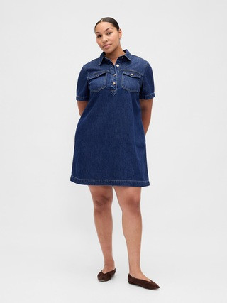 UltraSoft Denim Mini Dress | Gap (US)