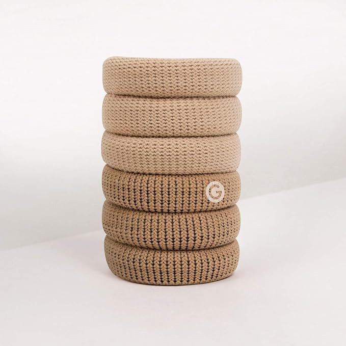 GIMME Bands No Break Thick Hair Ties, 6PC. Available in eight different styles, also available a ... | Amazon (US)