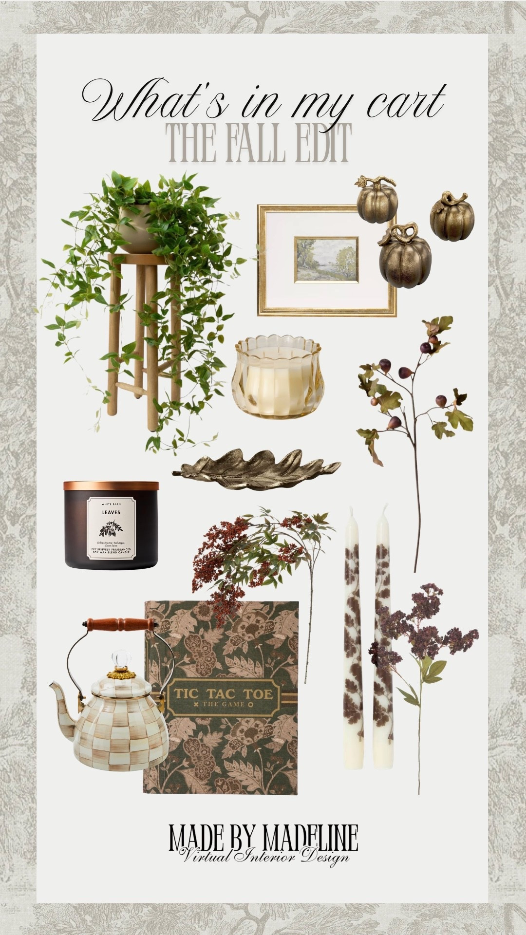 Fall decor, fall stems, seasonal, home, home decor