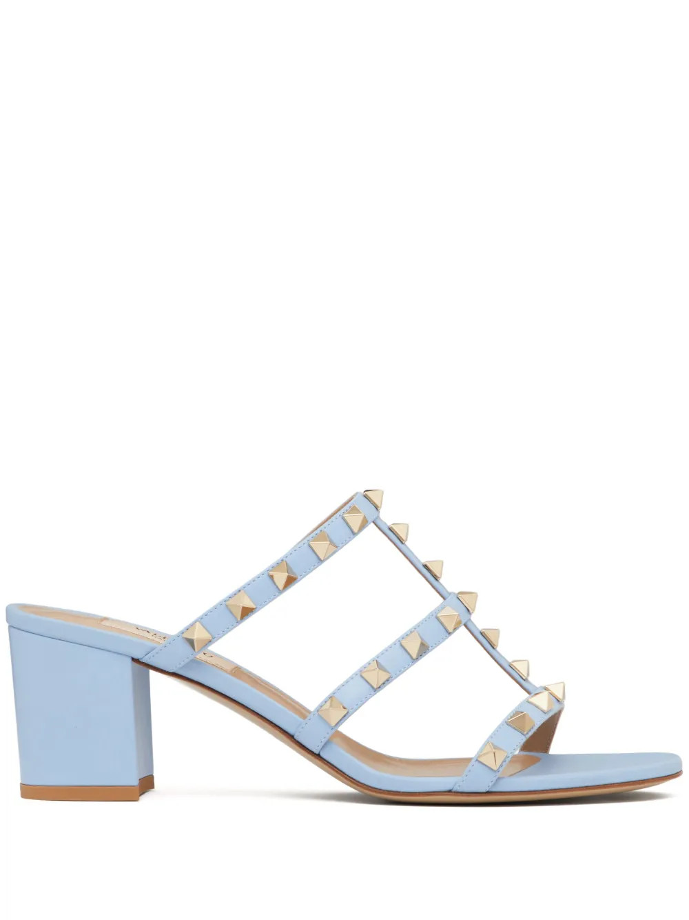 Valentino Garavani Rockstud 60mm Leather Mules - Farfetch | Farfetch Global