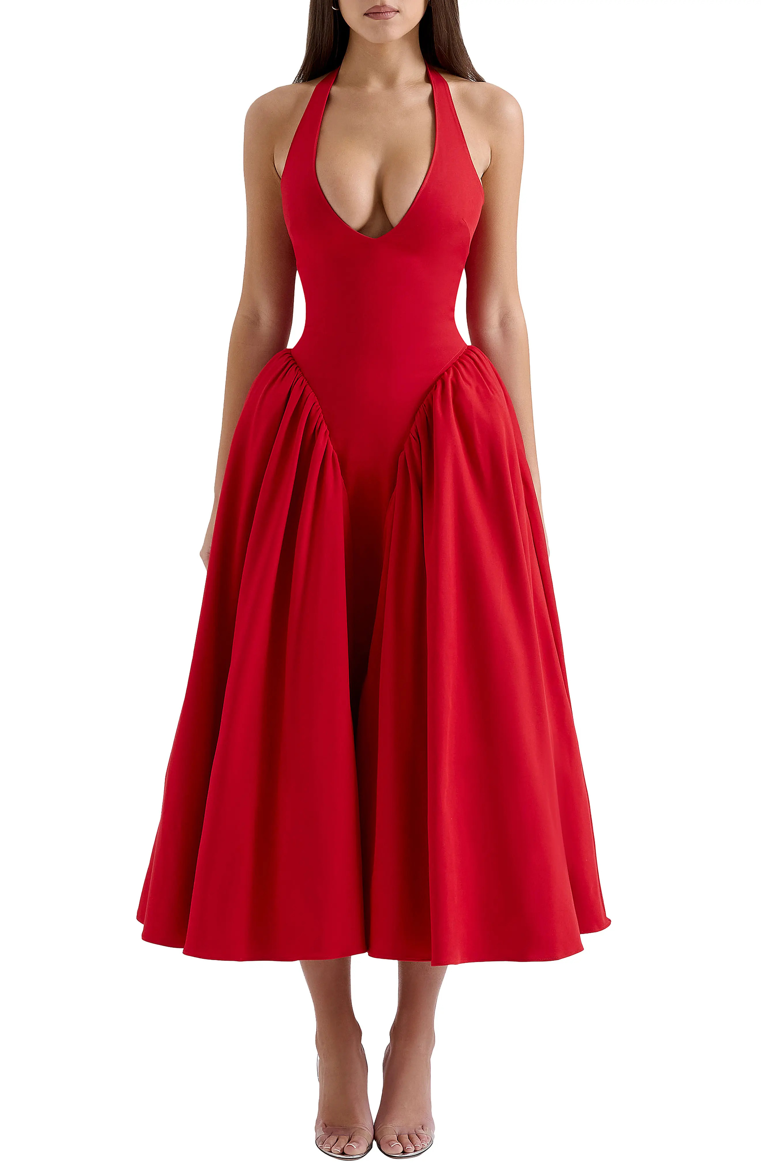 Marilyn Halter Midi Dress (Women) | Nordstrom | Nordstrom