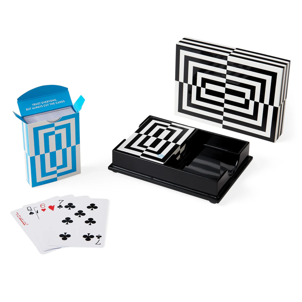 Op Art Lacquer Card Set | Jonathan Adler US