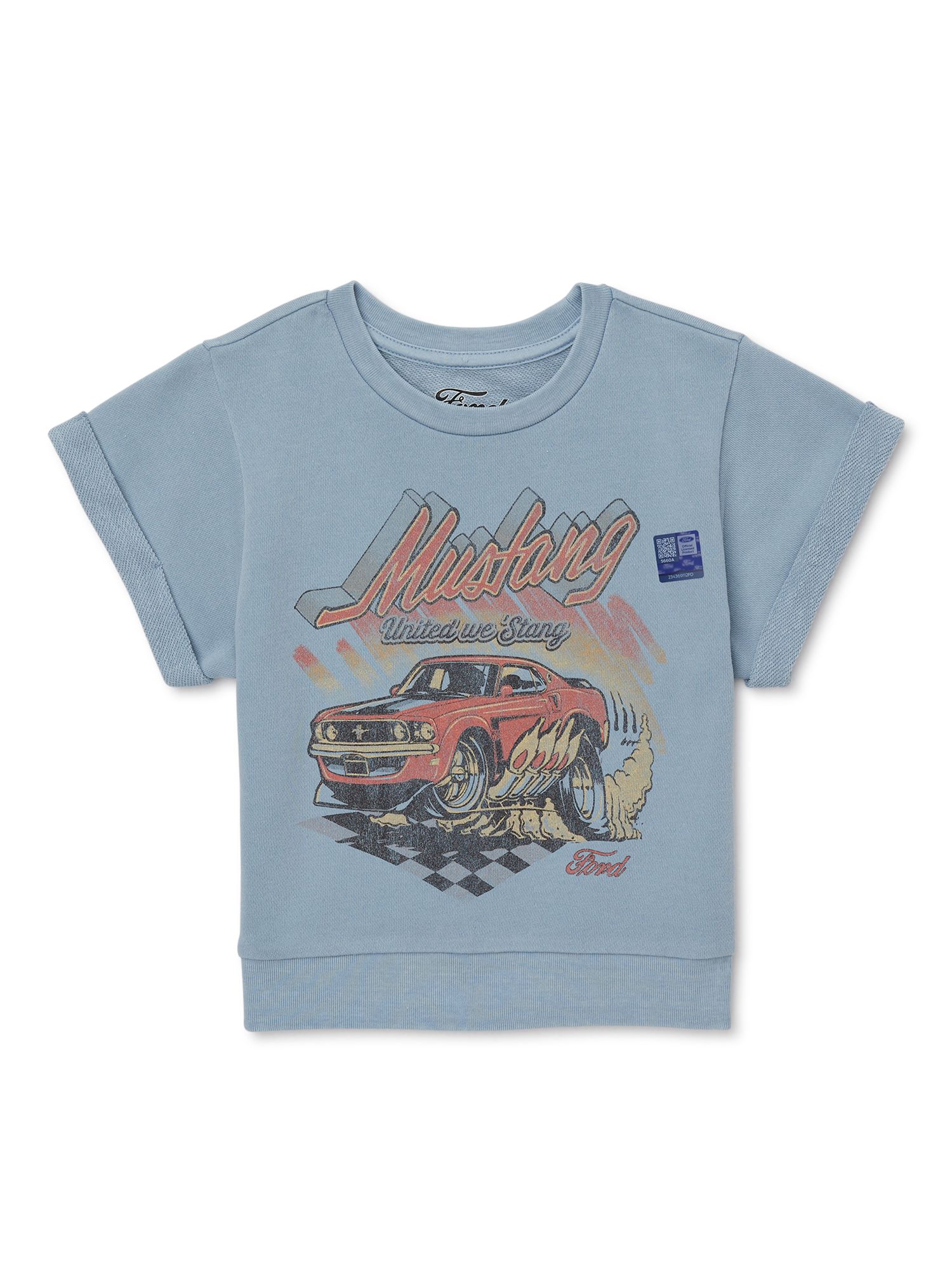 Ford Toddler Boys Mustang Graphic T-Shirt with Short Sleeves, Sizes 12M-5T | Walmart (US)