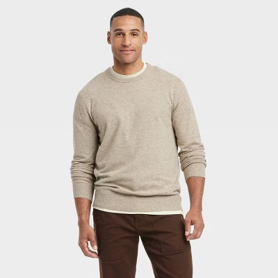 Men's Soft Knit Crewneck Pullover Sweater - Goodfellow & Co™ | Target