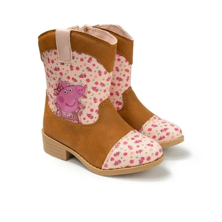 Peppa Pig Toddler Girls Western Cowgirl Boot | Walmart (US)