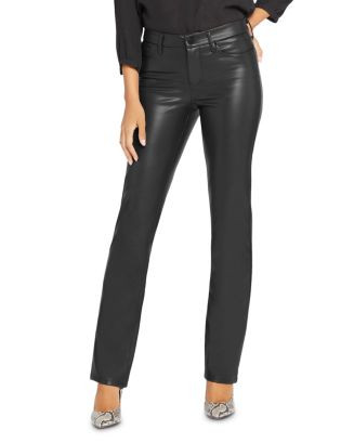 Marilyn High Rise Straight Leg Faux Leather Pants | Bloomingdale's (US)