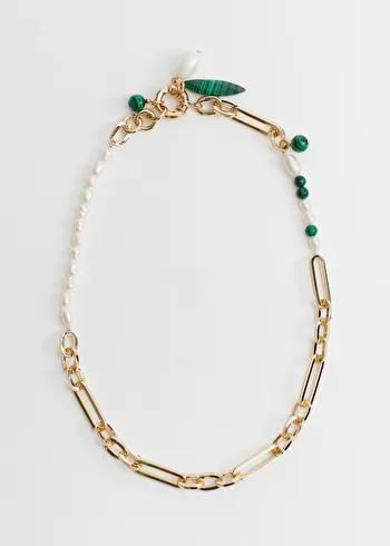 Stone Charm Chain Link Necklace | & Other Stories (EU + UK)