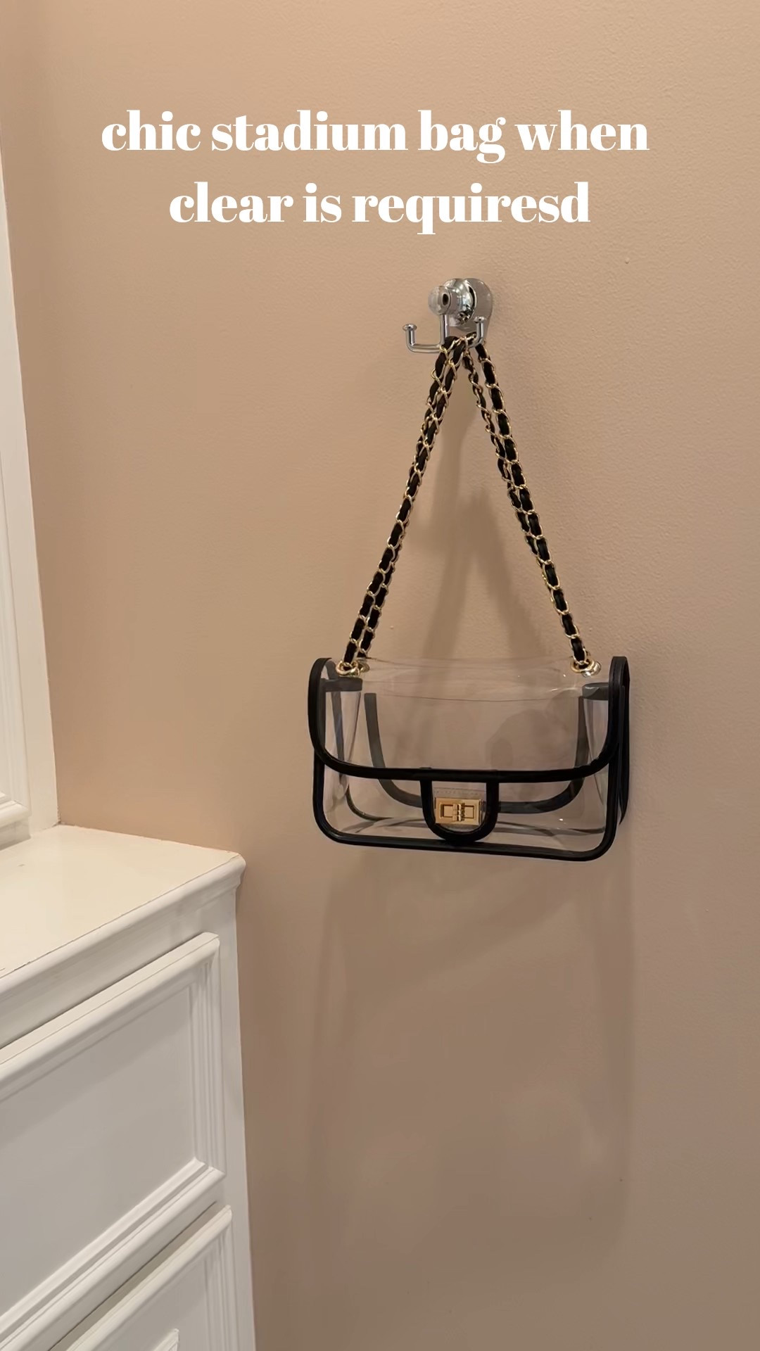 Chicest stadium clear bag for game day or concerts! ❤️

#LTKStyleTip #LTKFindsUnder50