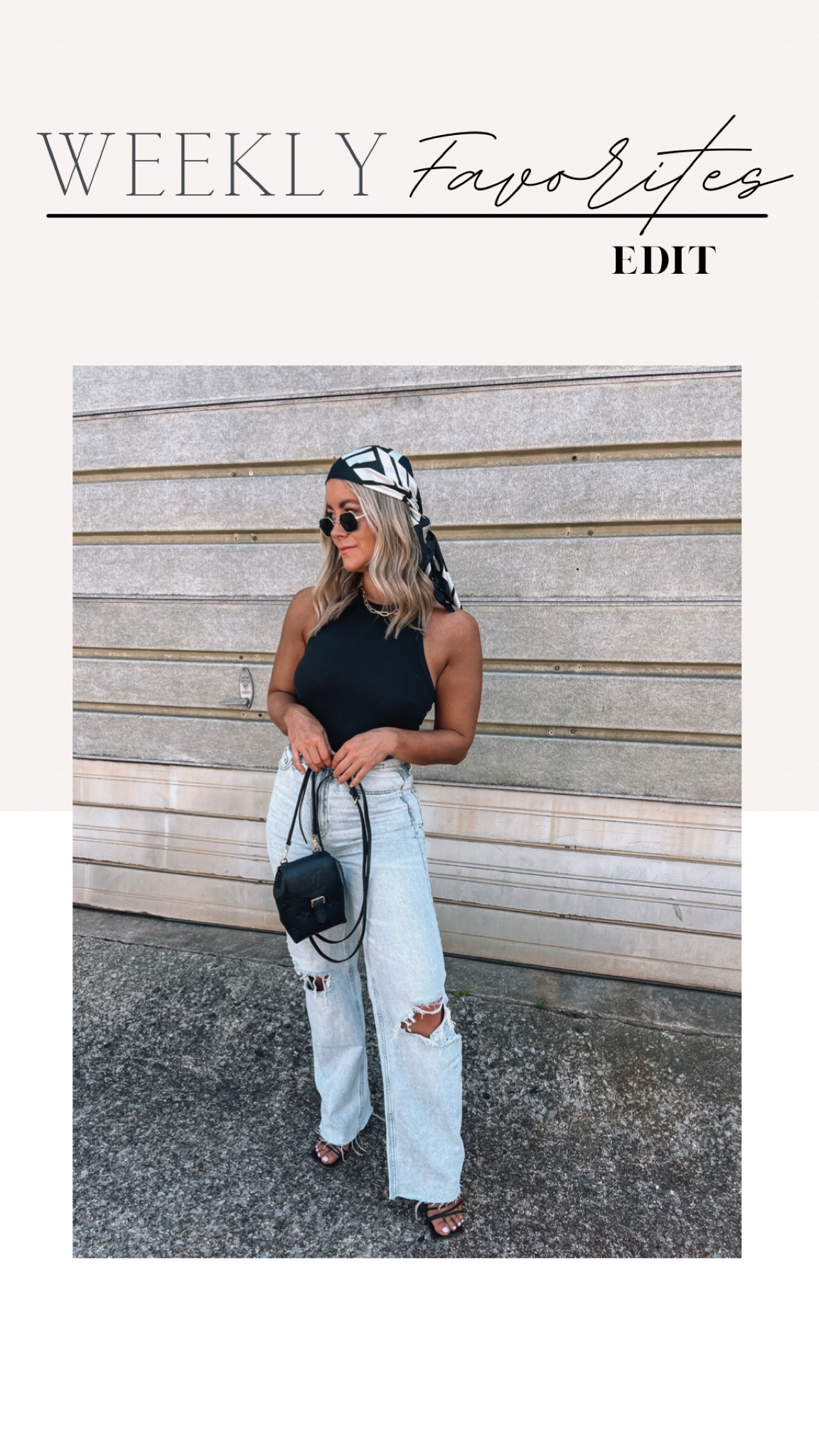weekly favs, favorite fit, H&M wide leg jeans, wide leg denim jeans, ripped denim, wide leg denim, head scarf, scarf, denim, summer denim, fall denim

#LTKfit #LTKstyletip #LTKunder100
