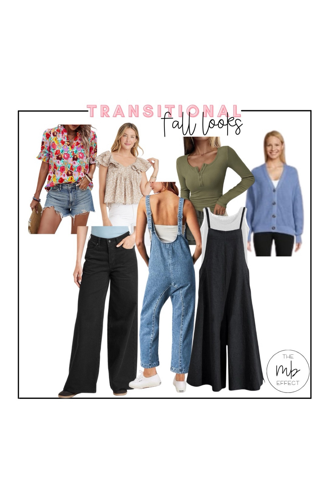 Fall transitional pieces! All are TTS, minus the cream target top, size down and sweater, size up one or two of you want oversized look!!!!

#LTKFindsUnder50 #LTKFallSale #LTKStyleTip