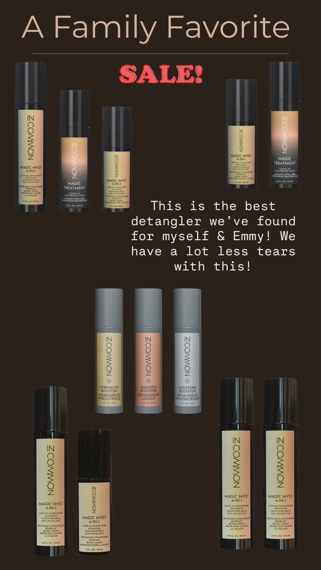 This is the best detangler + more that we have found for myself and our 9 year old daughter!!!! 

#LTKGiftGuide #LTKHoliday #LTKCyberWeek