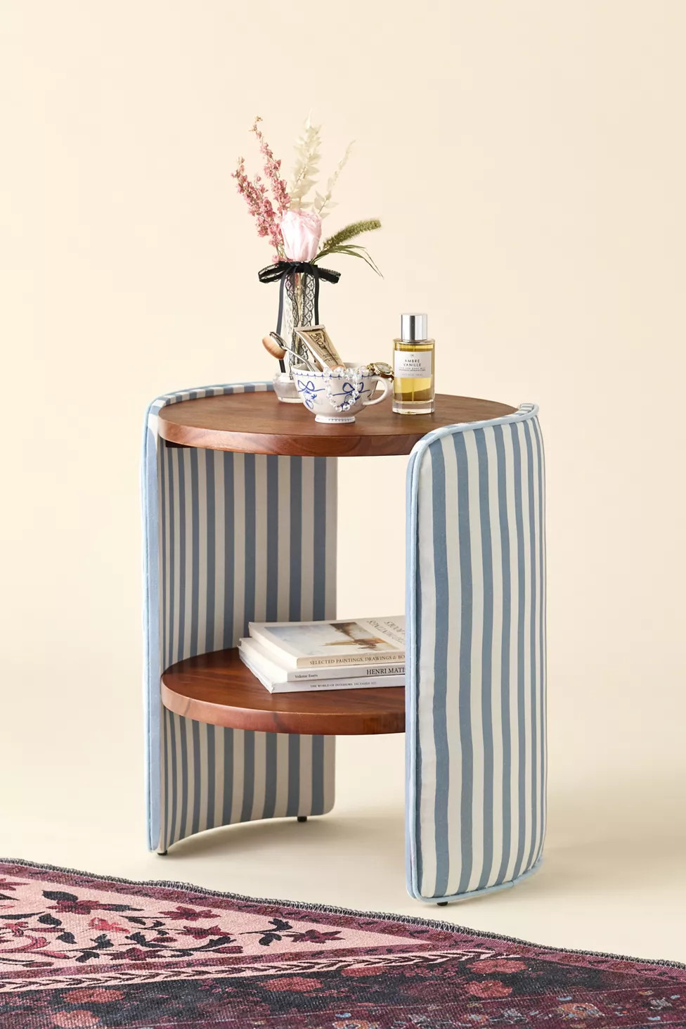 Jane Round Upholstered Storage Nightstand | Urban Outfitters (US and RoW)