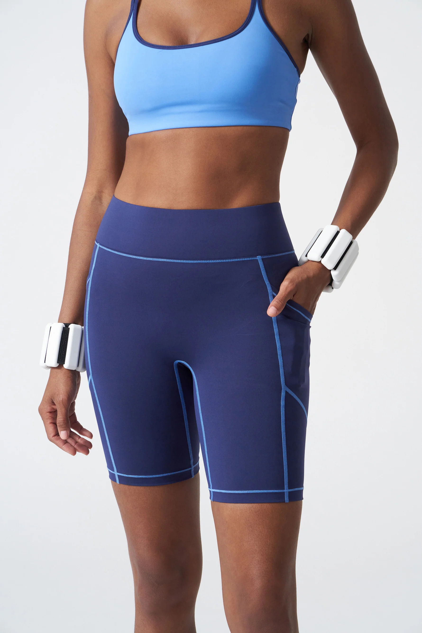 High Waisted Center Stage Pocket Short | Bandier