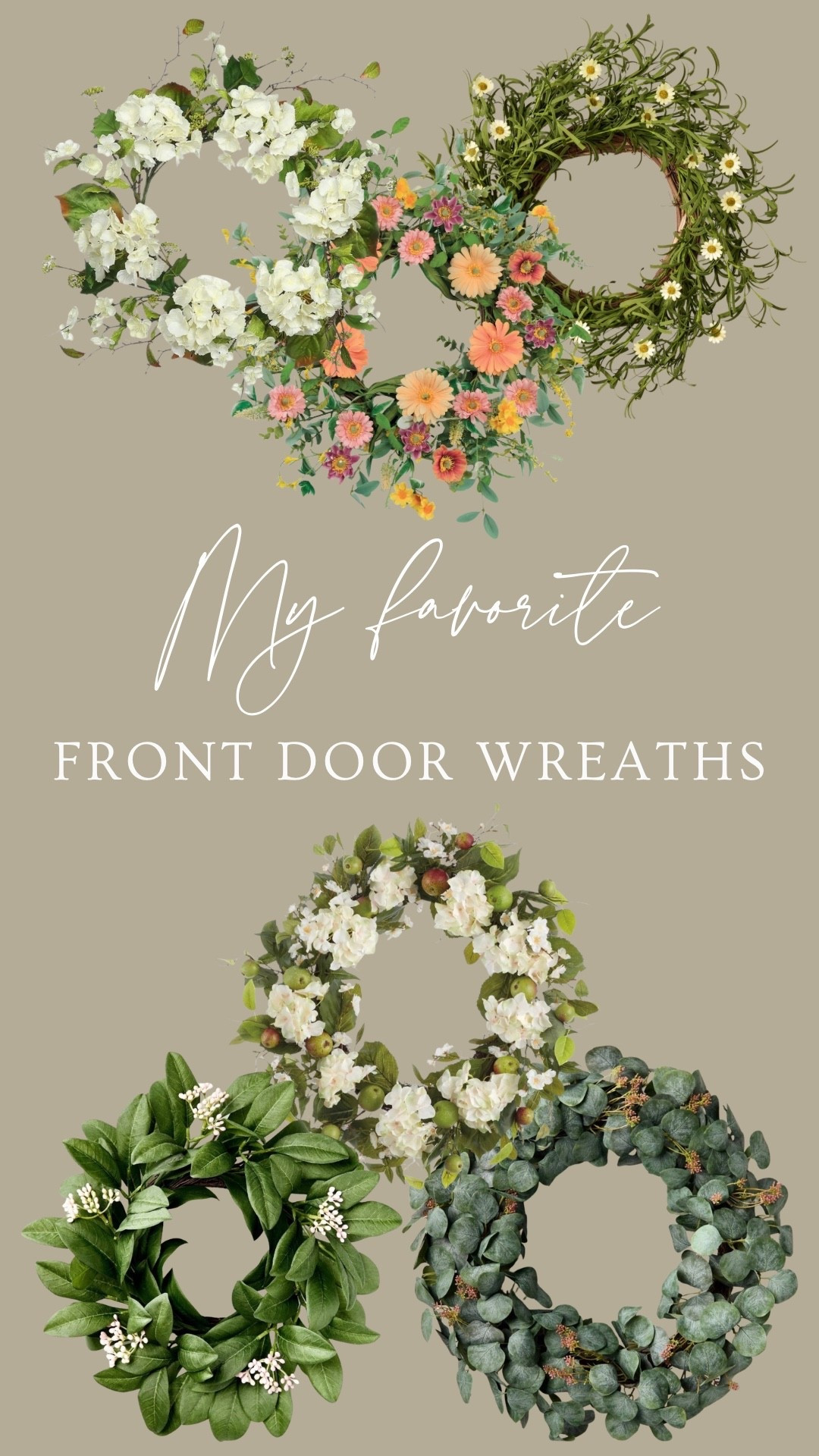 A few of my favorite front door wreaths to make your home feel welcoming🌿

#LTKHome #LTKSeasonal
